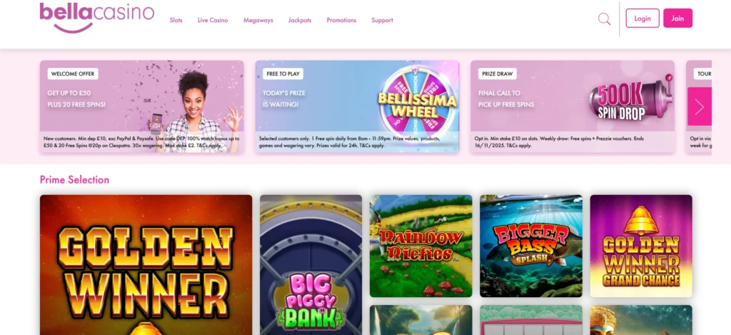 Bella Casino Site